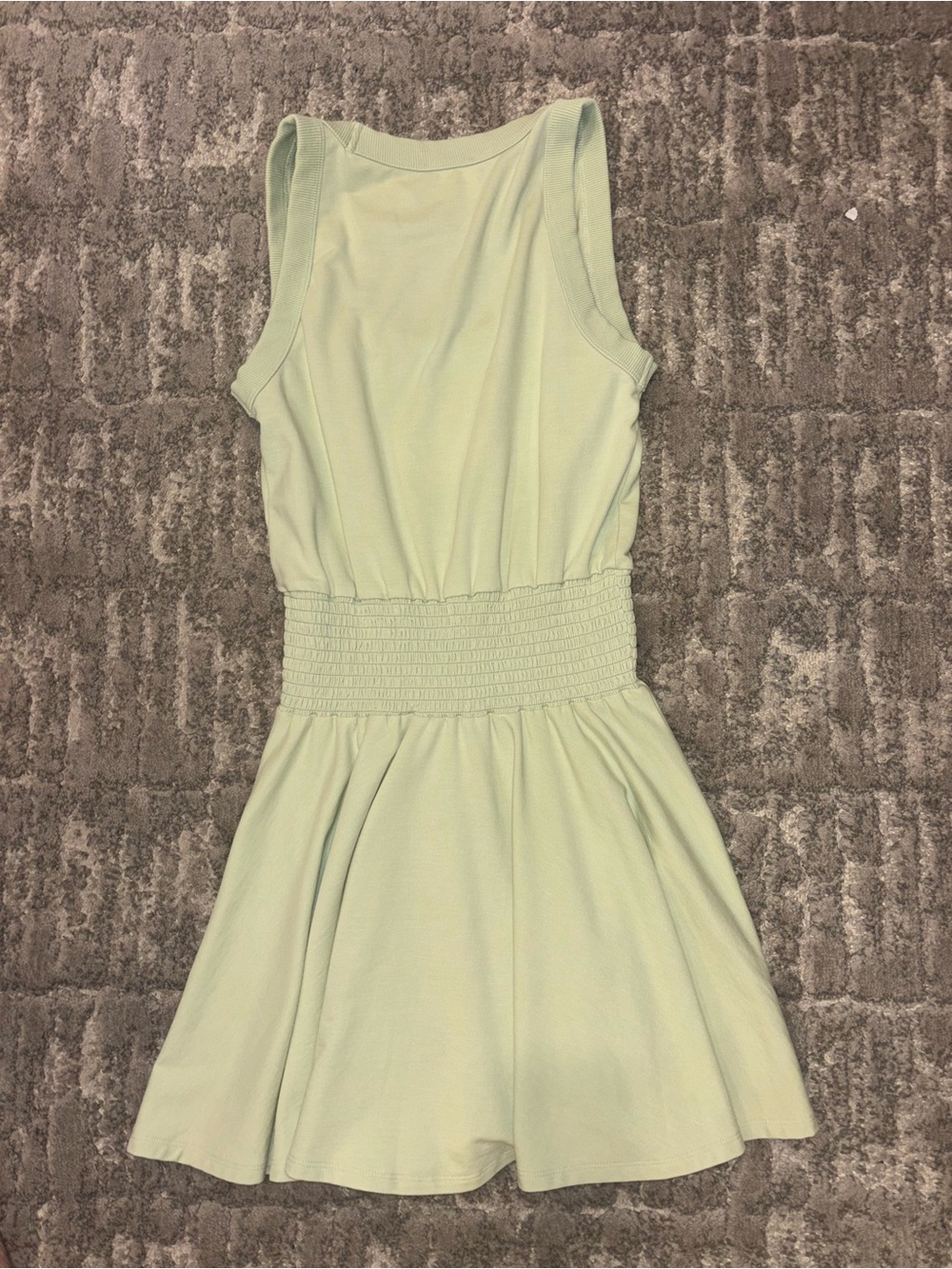 Sundays Mint Green Smocked-Waist Tank Dress - Picture 3 of 6